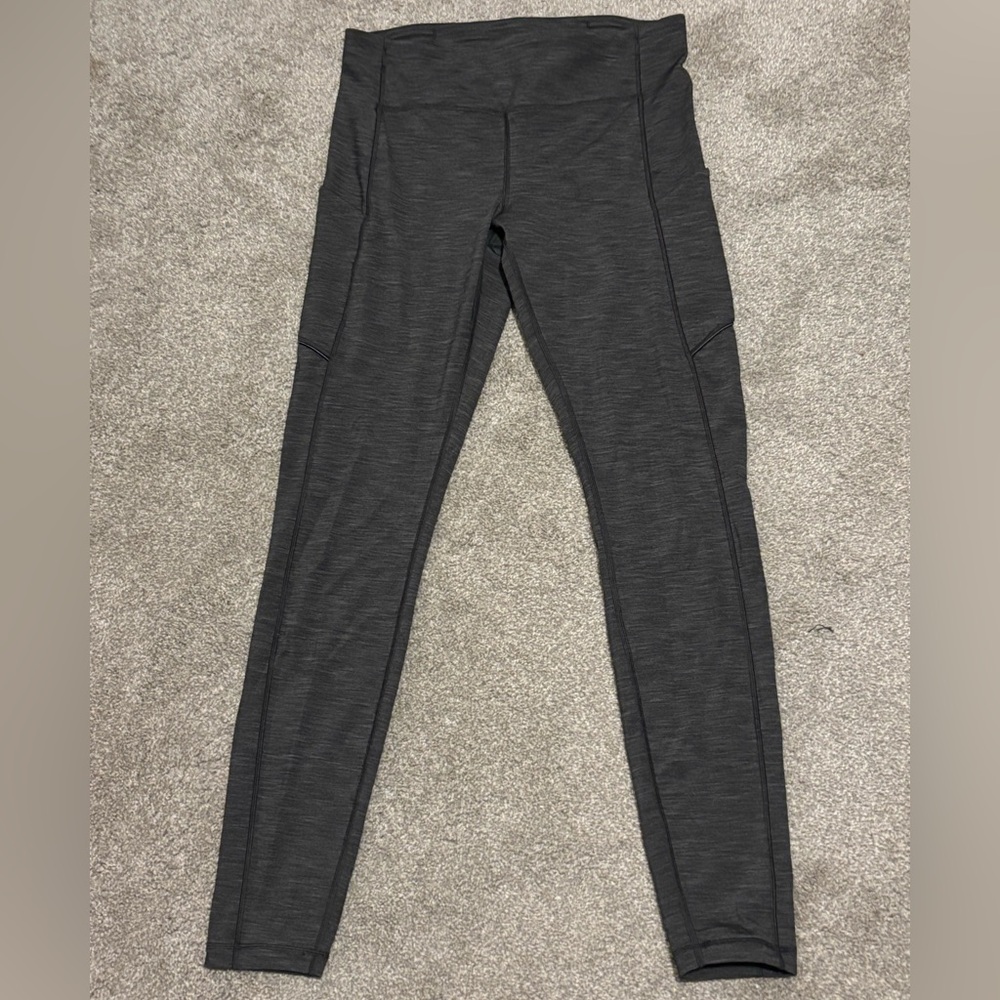 Lululemon Dark Heather Gray Swift Speed Leggings 28”